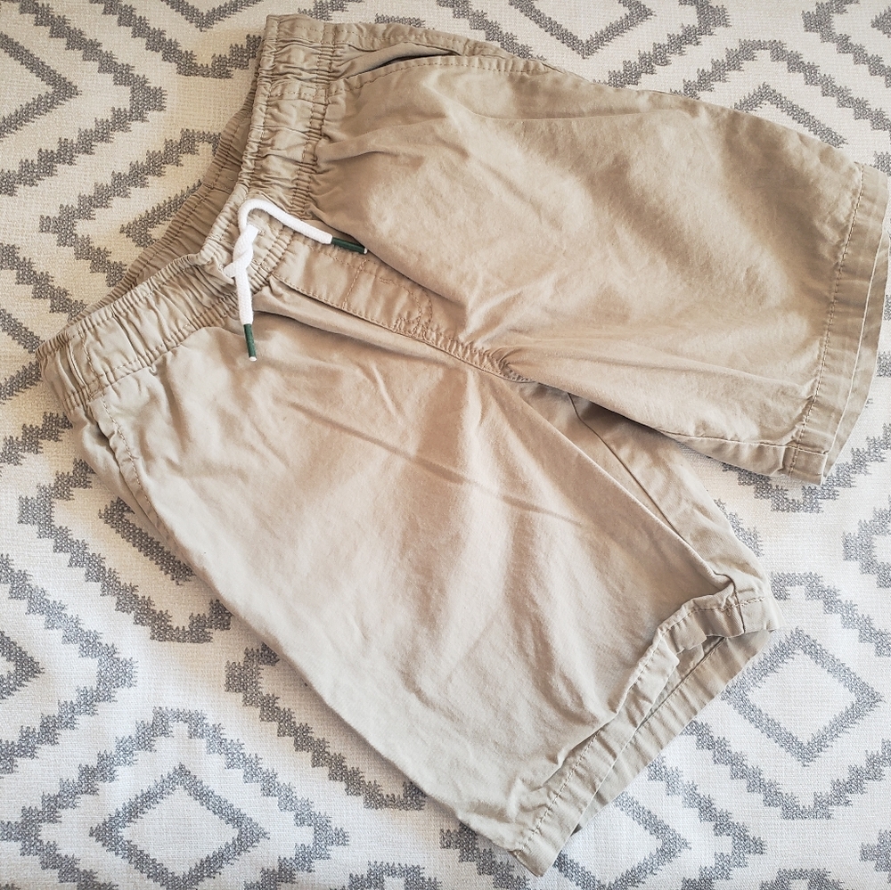 Cat & Jack Tan Elastic Waist Shorts